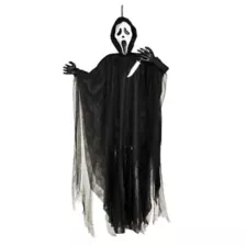 5 Ft Light-Up Ghost Face Hanging Prop - Decorations at Spencer's