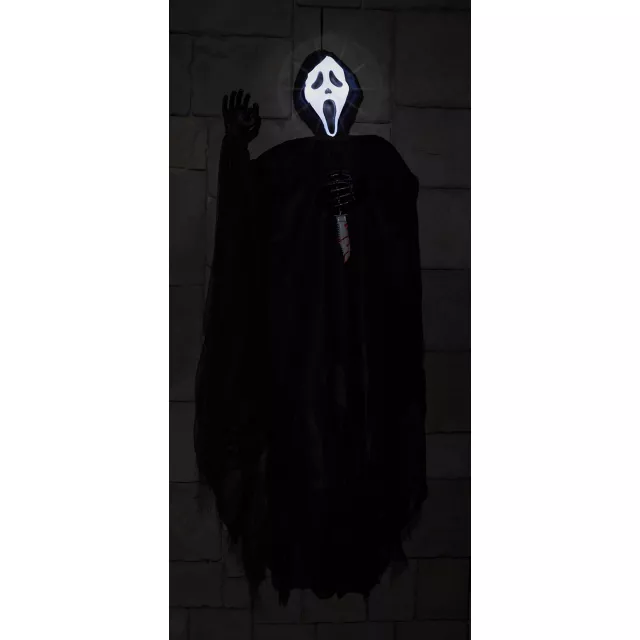 5 Ft Light-Up Ghost Face Hanging Prop - Decorations at Spencer's