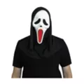 Light-Up Fade Ghost Face Full Mask - Scream at Spencer's