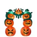 9 Ft Light-Up Jack-O'-Lantern Archway Inflatable Decoration at Spirit Halloween