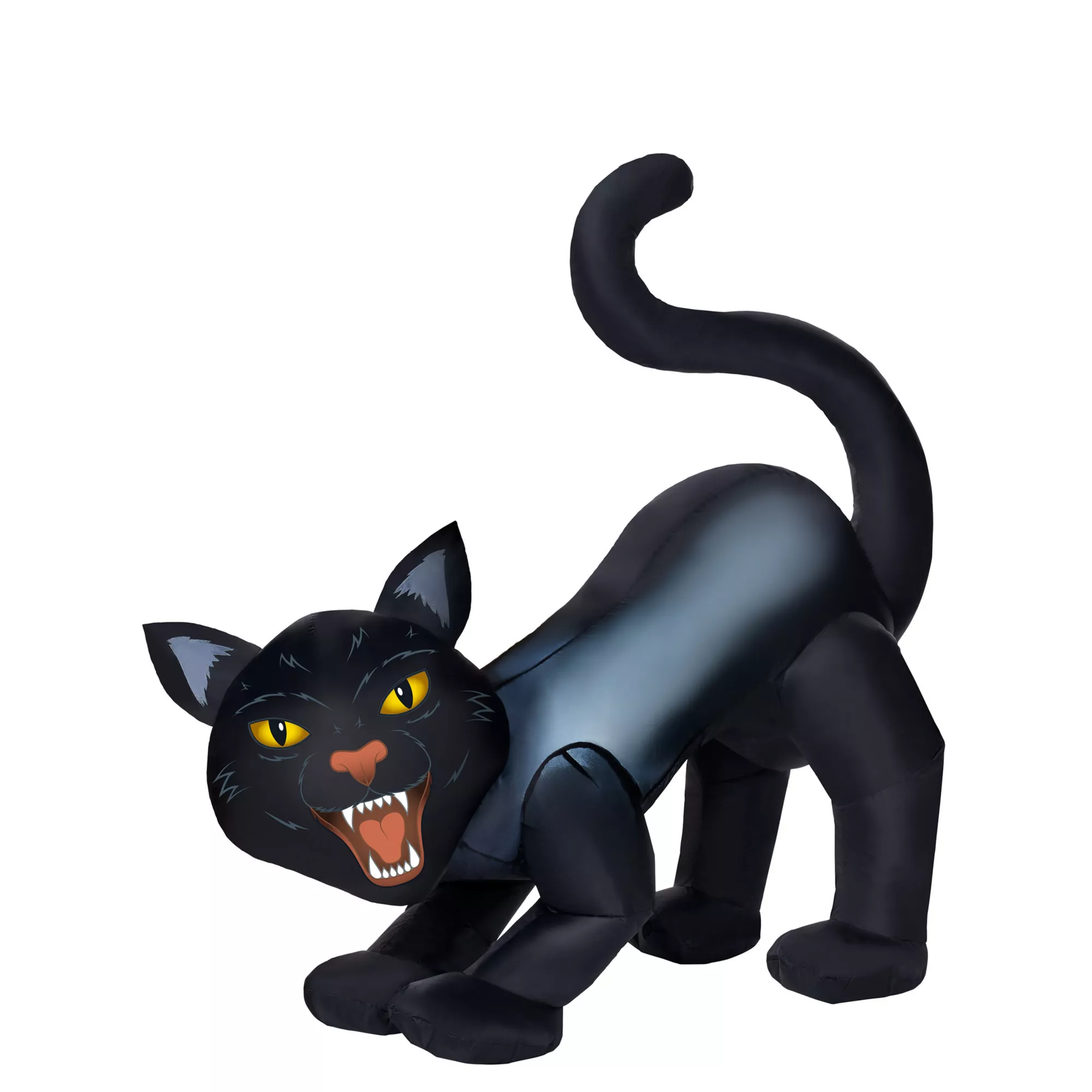 4 Ft Light-Up Scary Cat Inflatable - Decorations at Spirit Halloween