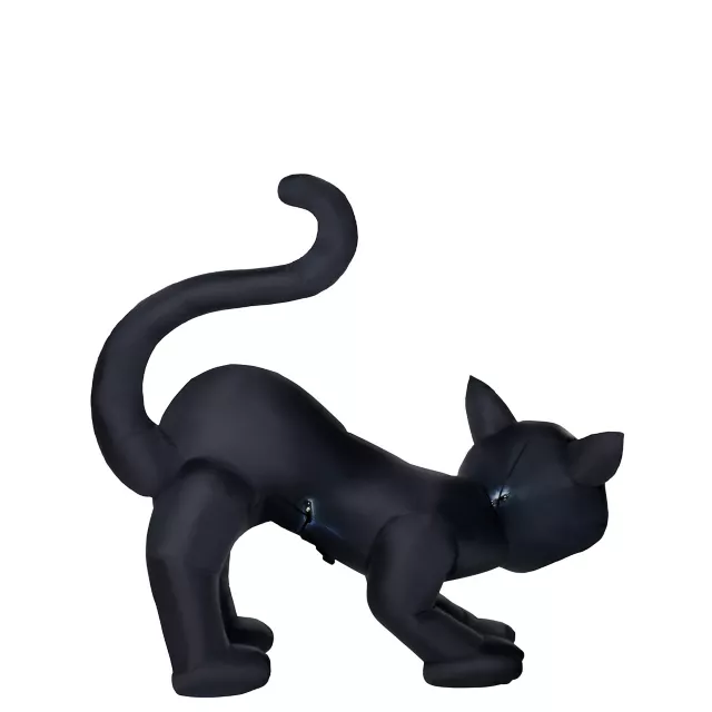4 Ft Light-Up Scary Cat Inflatable - Decorations at Spirit Halloween
