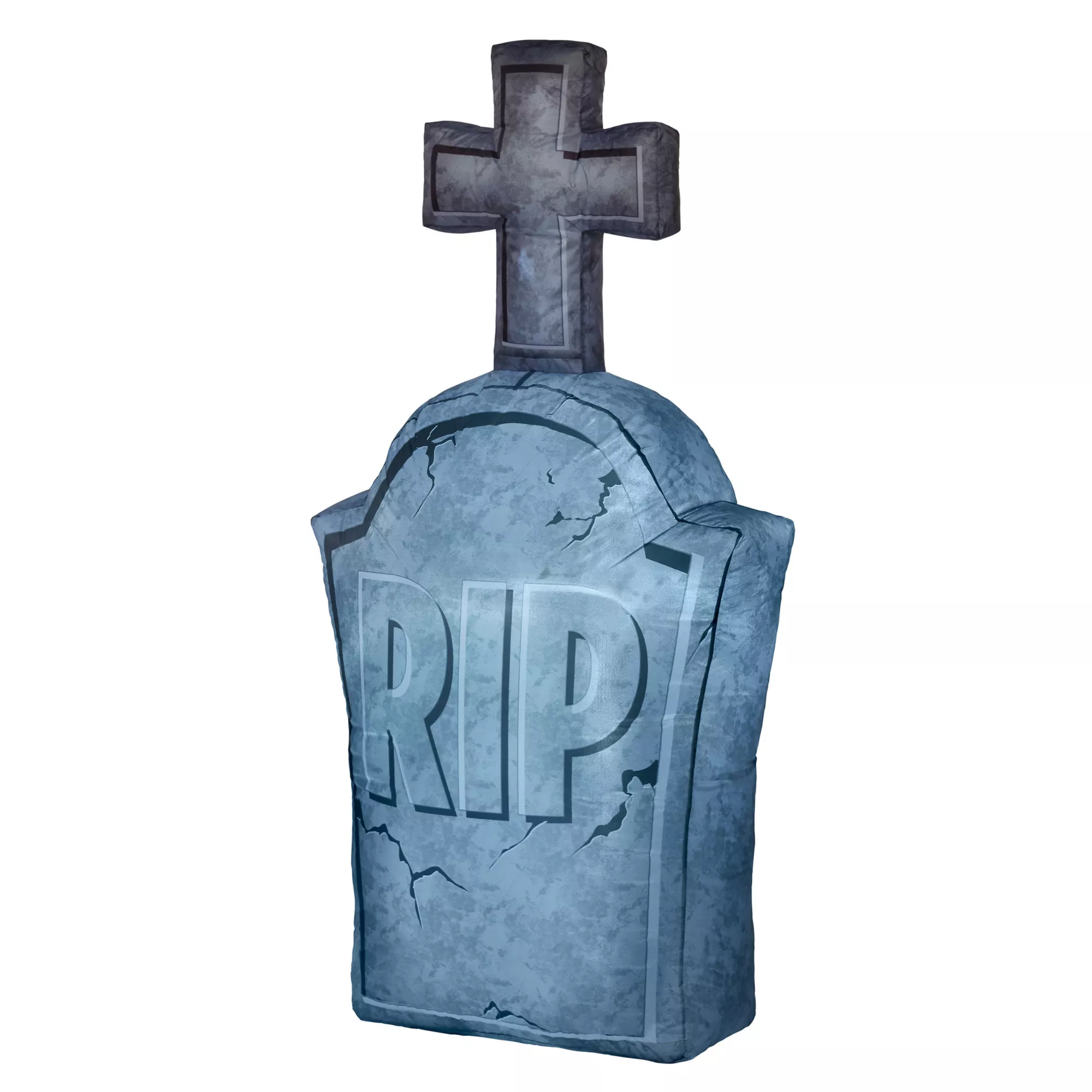 4 Ft Light-Up Tombstone Inflatable Decoration at Spirit Halloween