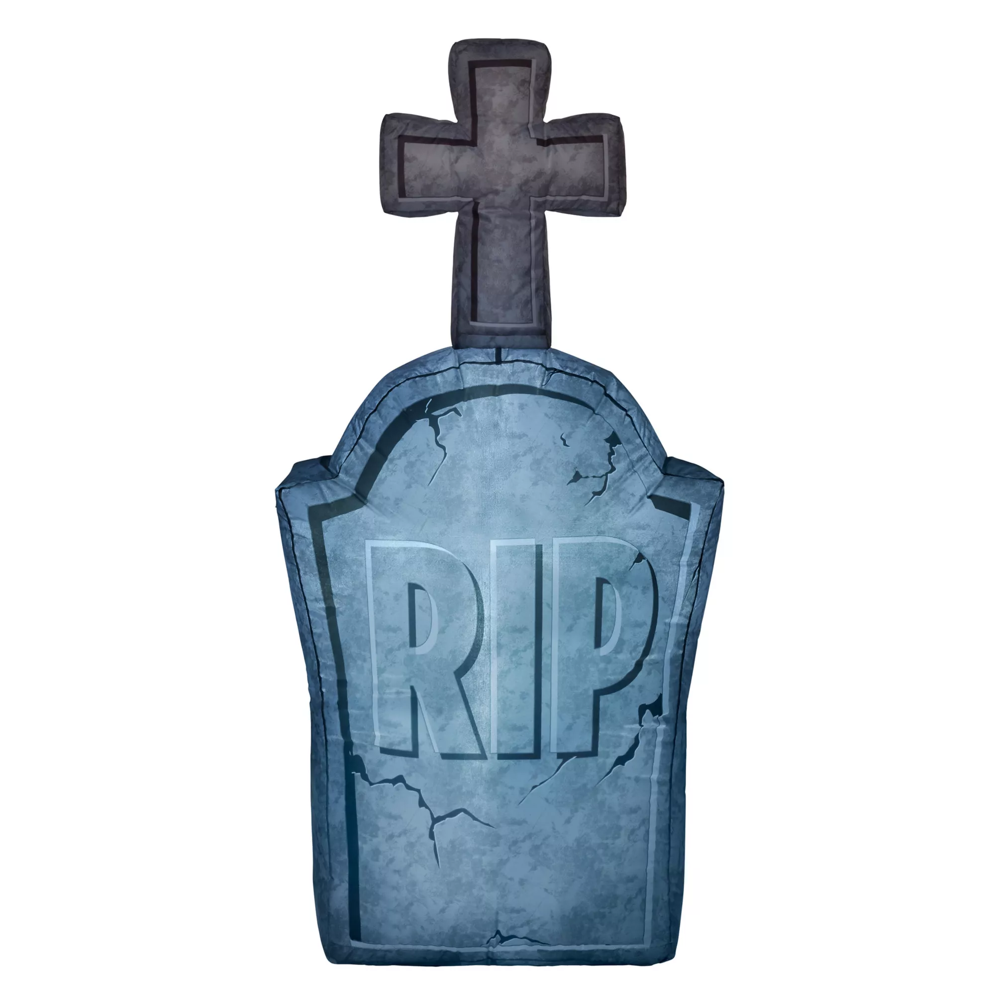 4 Ft Light-Up Tombstone Inflatable Decoration at Spirit Halloween