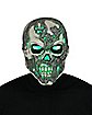 Light Up LED Toxic Zombie Half Mask
