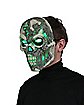 Light Up LED Toxic Zombie Half Mask