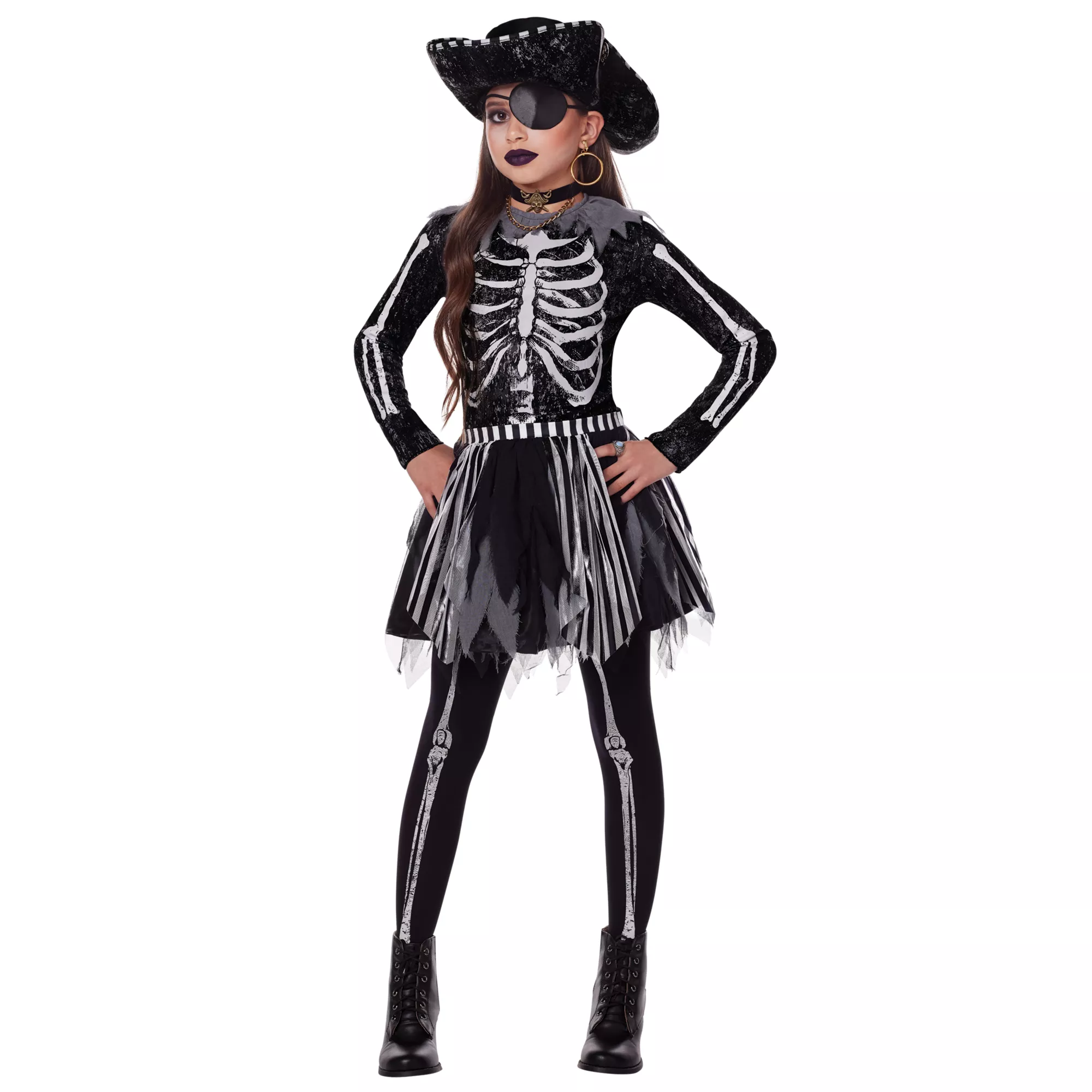 Kids Skeleton Pirate Costume at Spirit Halloween