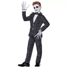 Kids Jack Skellington Suit Costume - The Nightmare Before Christmas at Spencer's