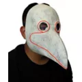 Light-Up LED Plague Doctor Half Mask at Spirit Halloween