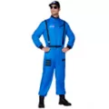 Adult Blue NASA Jumpsuit Costume at Spirit Halloween