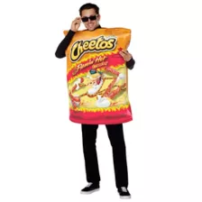 Adult Flamin' Hot Cheetos Bag Costume at Spirit Halloween