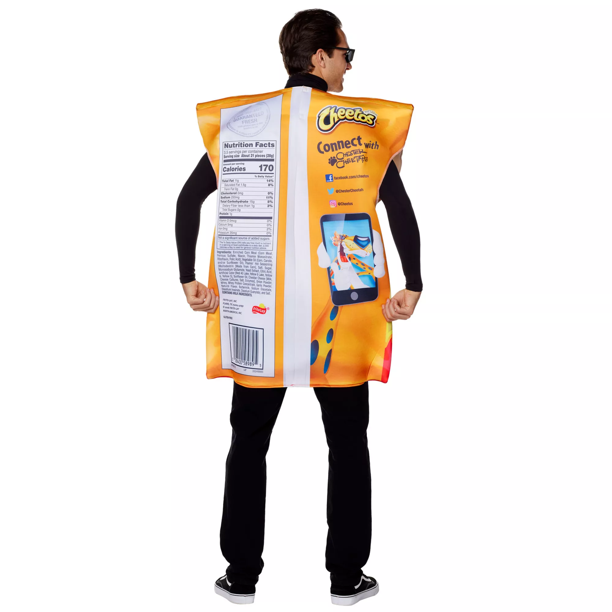 Adult Flamin' Hot Cheetos Bag Costume at Spirit Halloween