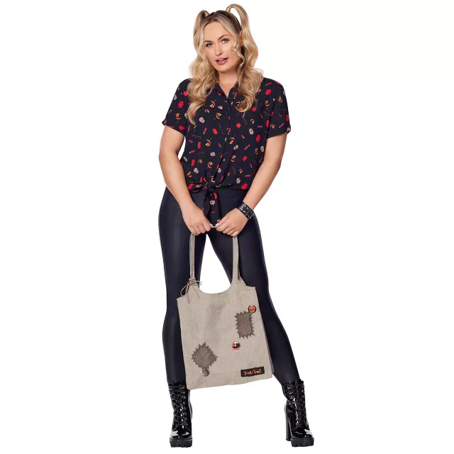 Sam Plus Size Shirt Bag and Pins Set - Trick 'r Treat at Spirit Halloween