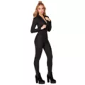 Adult Black Glitter Catsuit at Spirit Halloween