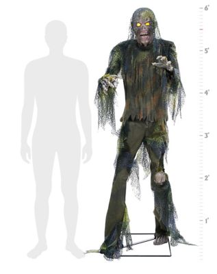 6 Ft Bog Zombie Animatronic
