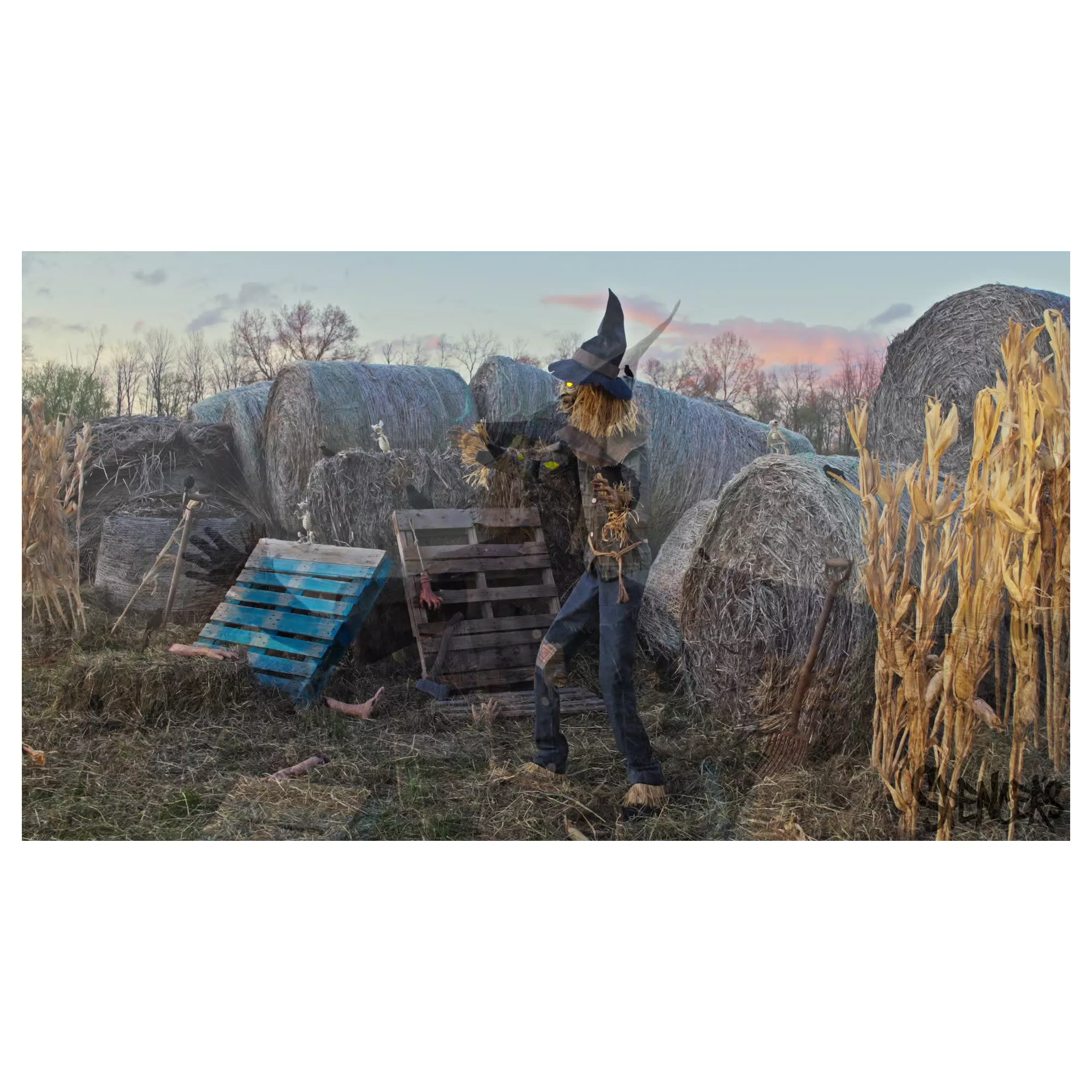 6 Ft Strawman Animatronic