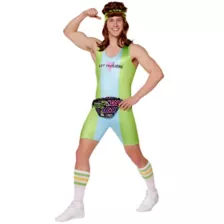 Adult '80s Aerobics Workout Costume at Spirit Halloween