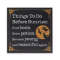 To Do List Sign - Hocus Pocus at Spencer's