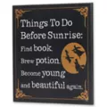 To Do List Sign - Hocus Pocus at Spencer's