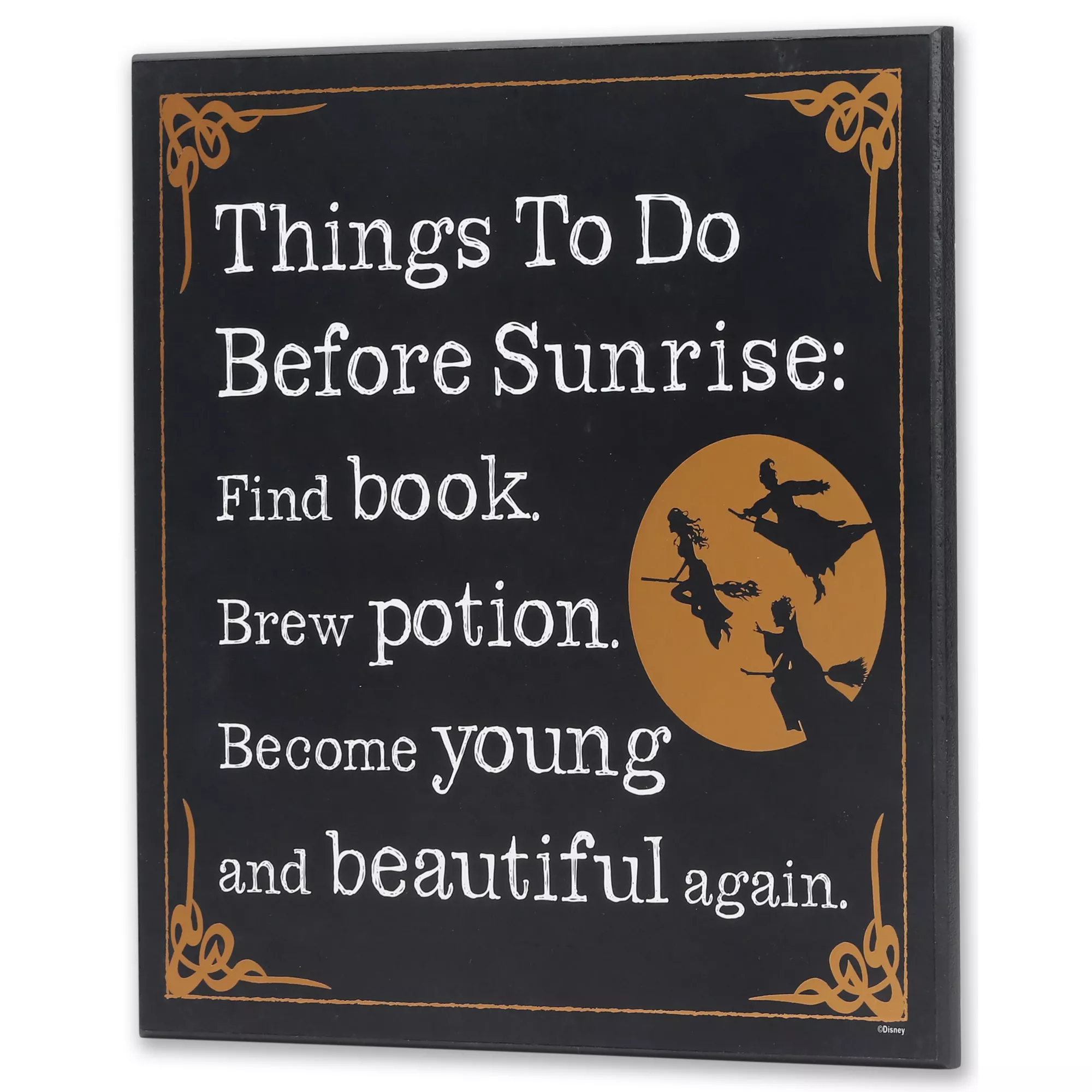 To Do List Sign - Hocus Pocus at Spencer's