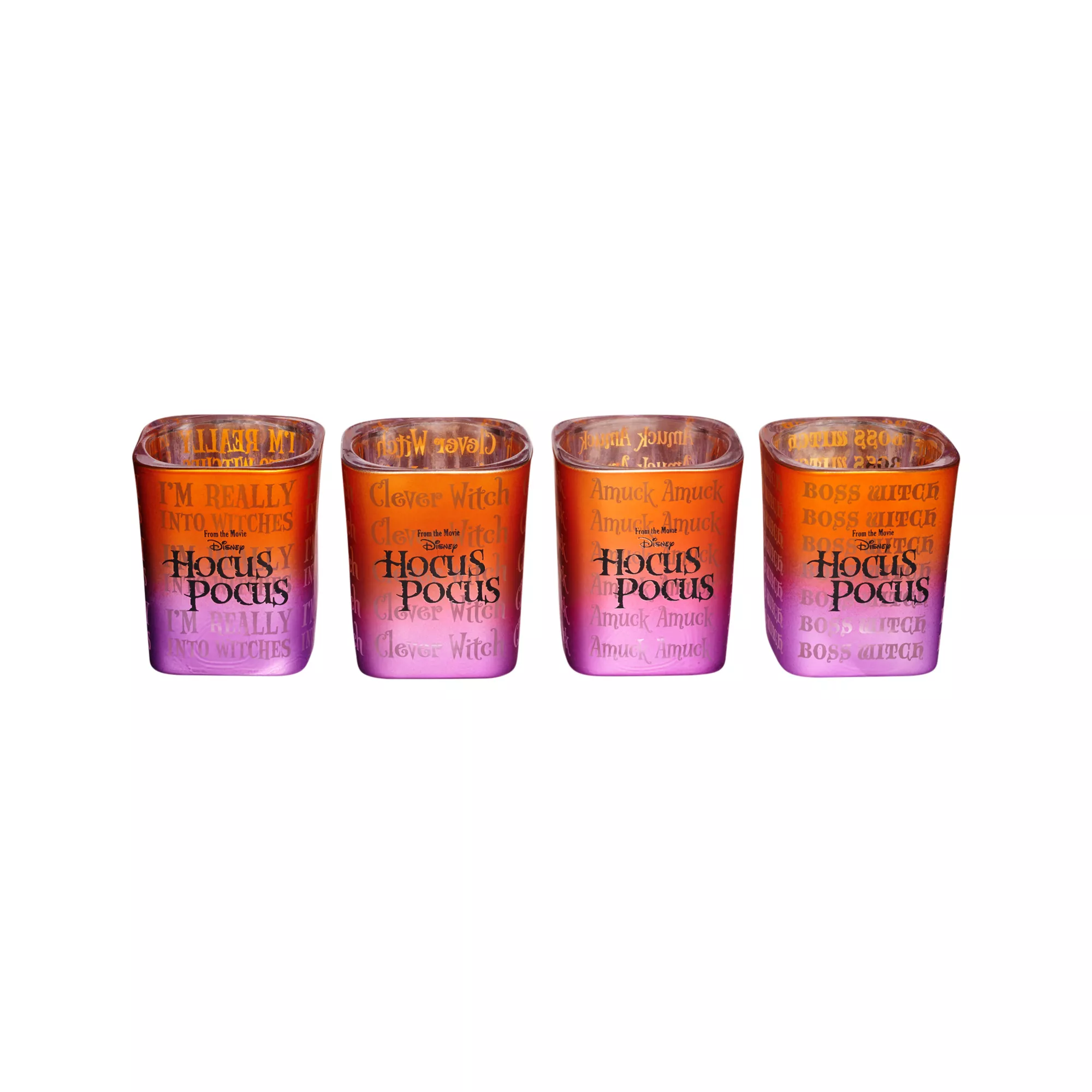 Hocus Pocus Mini Glass Set 4 Pack - Disney at Spencer's