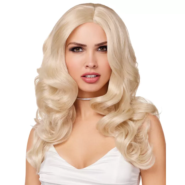 Hollywood Glam Wig Blonde at Spirit Halloween