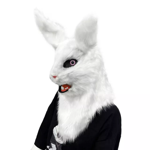 Moving Mouth Rabbit Full Mask at Spirit Halloween