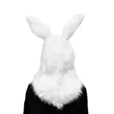 Moving Mouth Rabbit Full Mask at Spirit Halloween