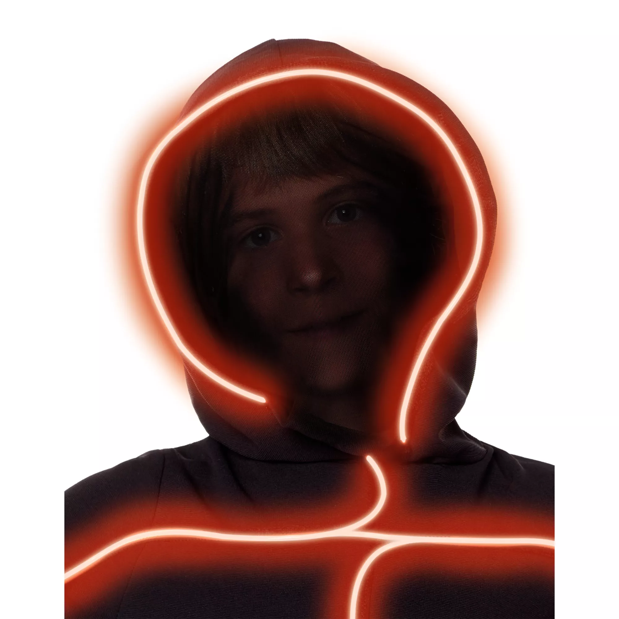 Kids Orange Light-Up Stick Figure Costume at Spencer's