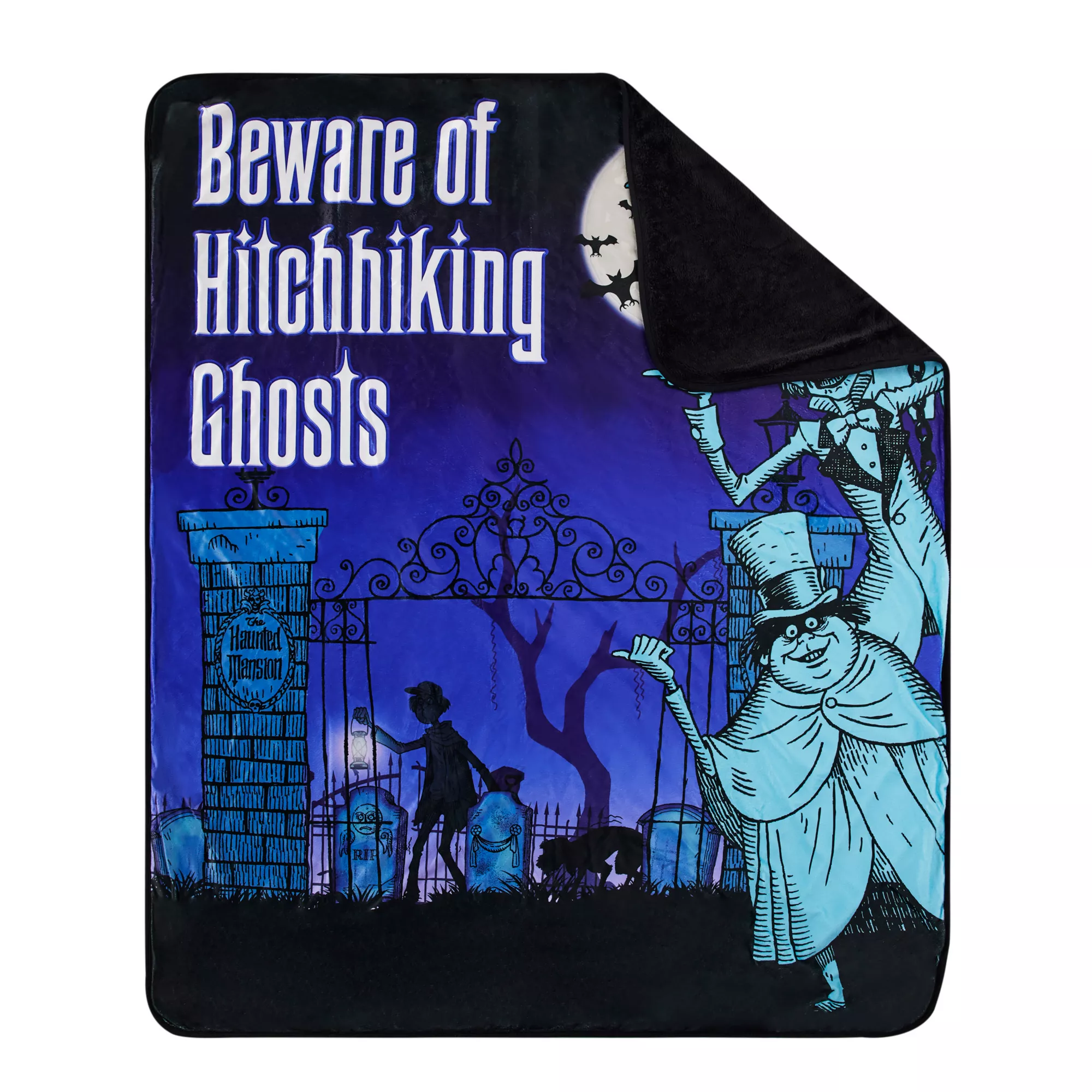 Hitchhiking Ghosts The Haunted Mansion Fleece Blanket - Disney at Spencer's