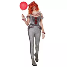 Adult Pennywise It Costume - The Signature Collection at Spirit Halloween