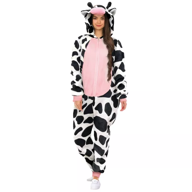Adult Cow Jumpsuit Costume at Spirit Halloween
