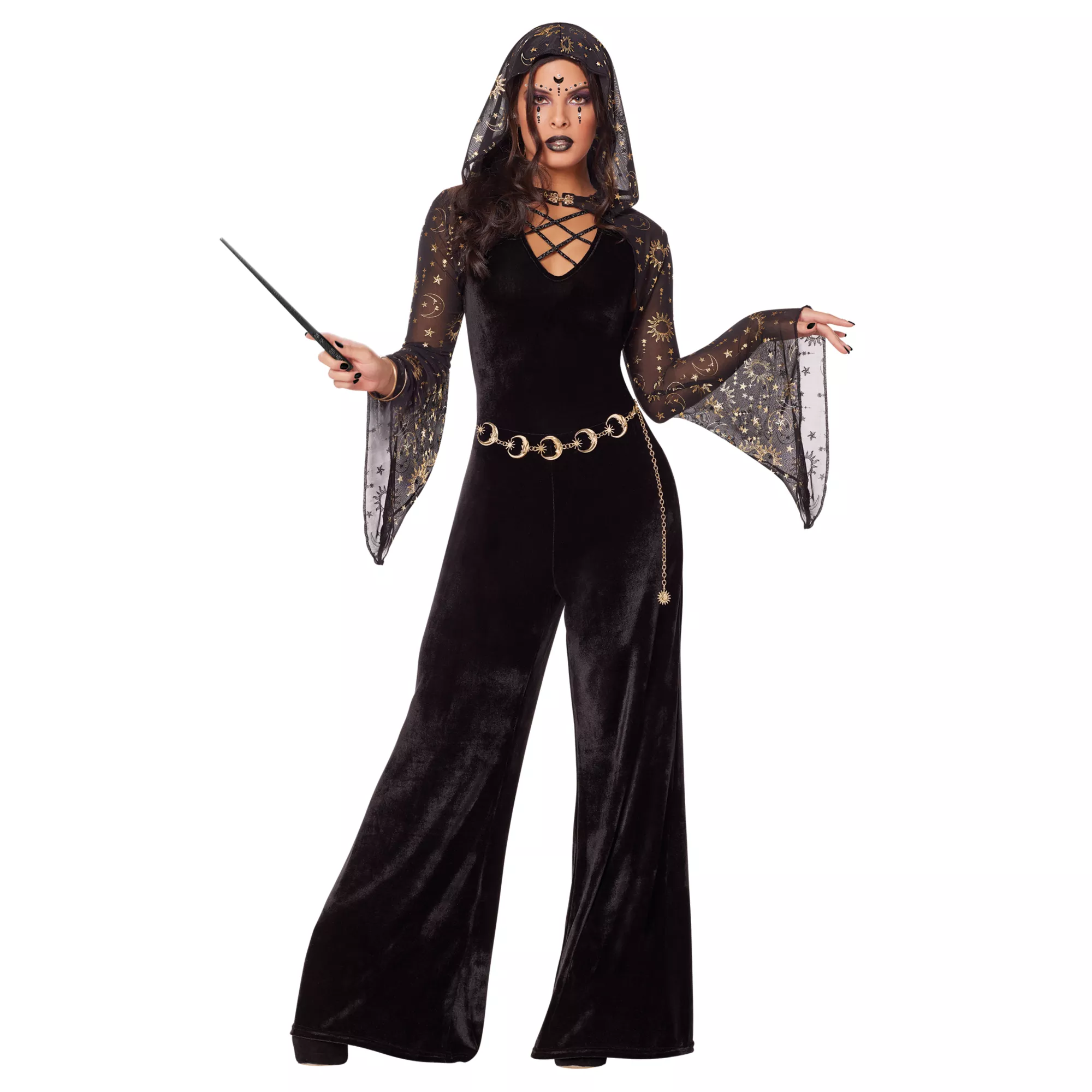 Adult Spellbinding Witch Jumpsuit Costume at Spirit Halloween