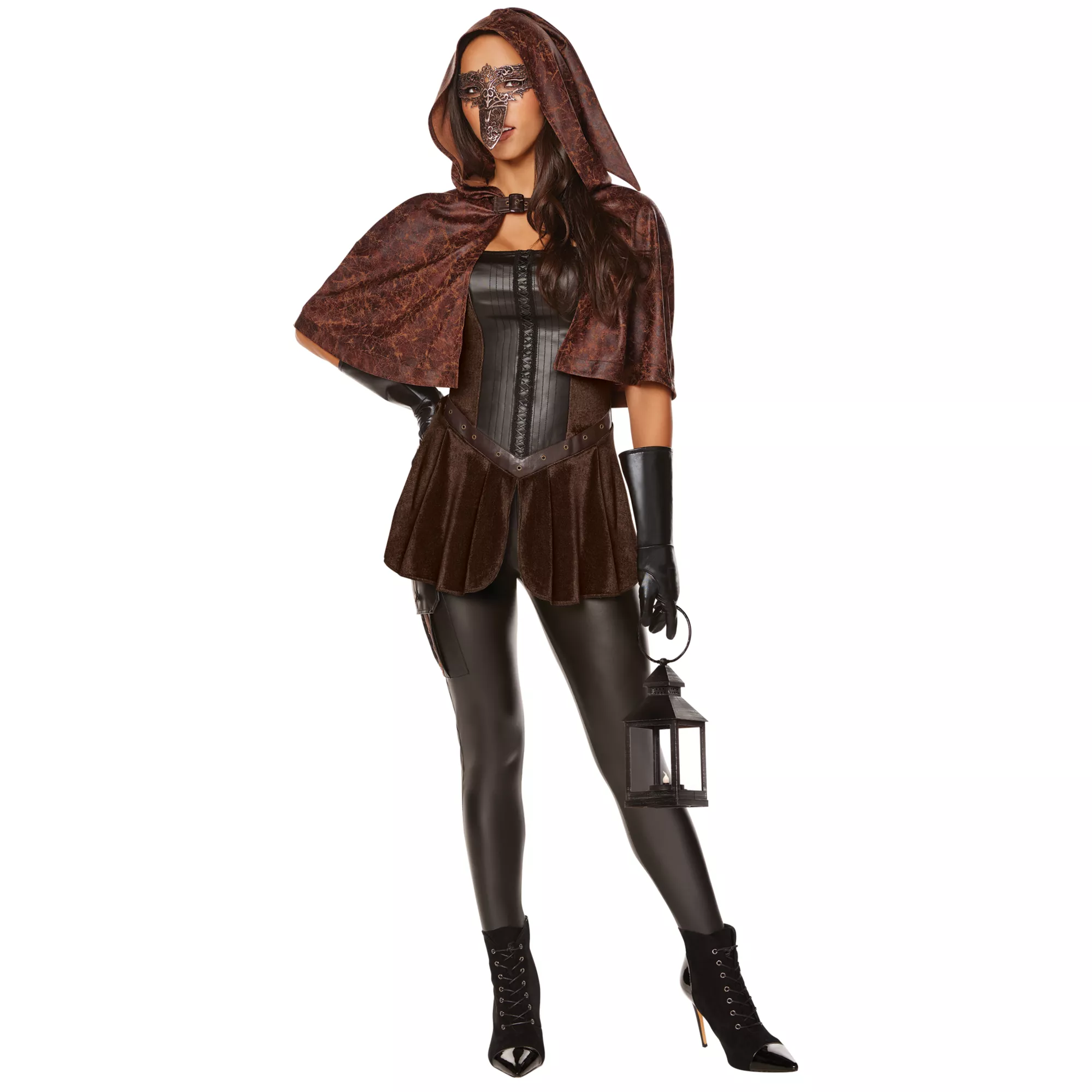 Adult Hooded Plague Doctor Costume at Spirit Halloween