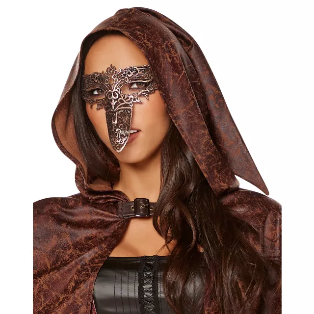 Adult Hooded Plague Doctor Costume at Spirit Halloween