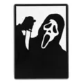 Ghost Face Patch and Pin Set at Spencer's