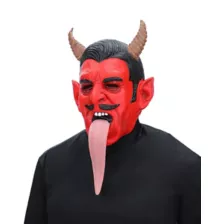 Light-Up Devil Full Mask at Spirit Halloween