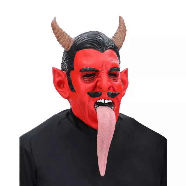 Light-Up Devil Full Mask at Spirit Halloween