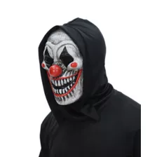 Die Laughing Clown Half Mask at Spirit Halloween