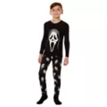 Kids Ghost Face Pajama Set at Spencer's