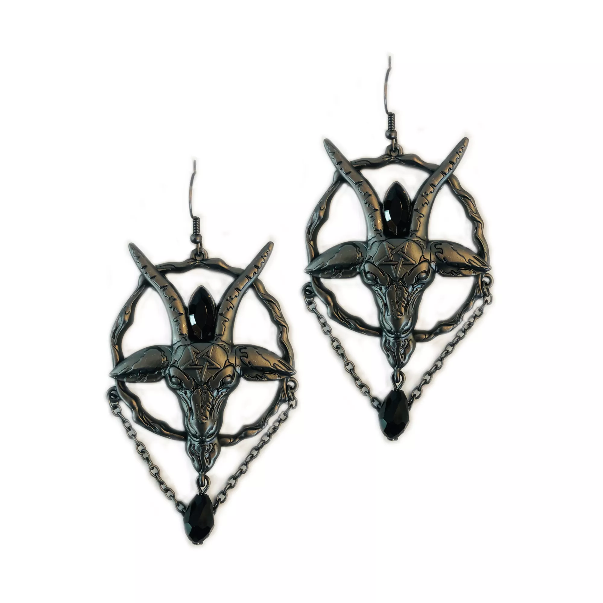 Baphomet Earrings at Spirit Halloween