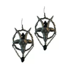Baphomet Earrings at Spirit Halloween