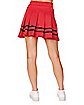 Red Cheerleader Skirt