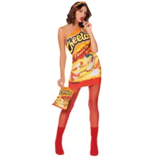 Adult Flamin' Hot Cheetos Dress Costume at Spirit Halloween
