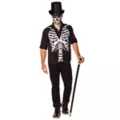 Adult Skeleton Vest at Spencer's