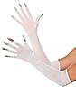 Rhinestone Claw Angel Gloves