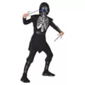 Kids Light-Up Skeleton Ninja Costume at Spirit Halloween