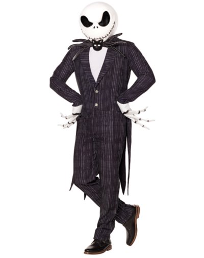 Adult Jack Skellington Plus Size Costume Kit - The Nightmare Before Ch
