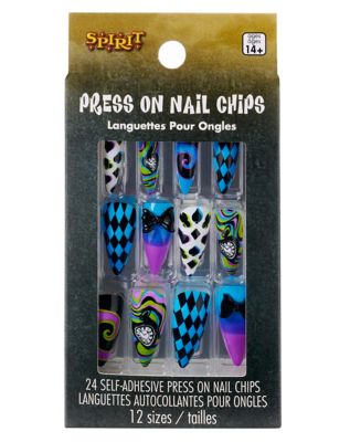 Alice Psychadeic Press On Nails