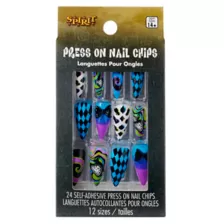 Alice Psychadeic Press On Nails at Spencer's